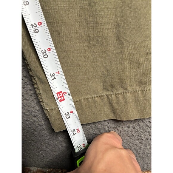 VTG Eddie Bauer Cargo Pants Military Baggy 90s Y2K USA 36x34 Preppy Old Money - Picture 7 of 16